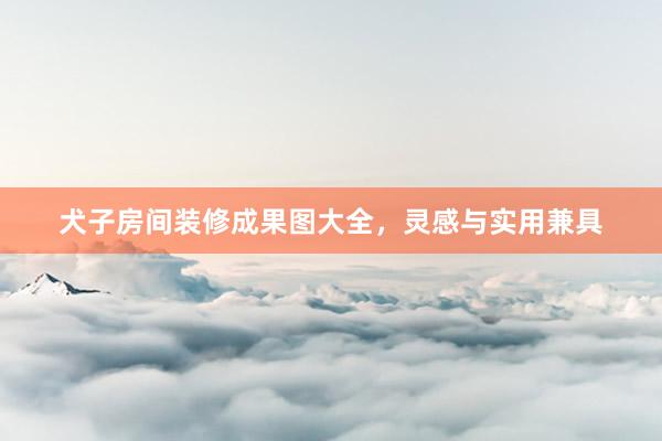 犬子房间装修成果图大全，灵感与实用兼具